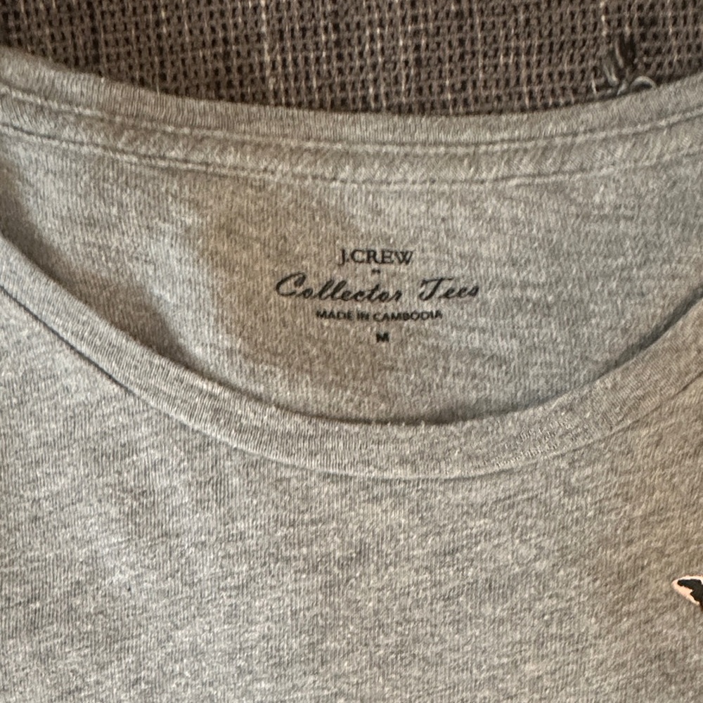 J. Crew Collector Tee with Giraffe Accent in Pocket - Picture 2 of 5